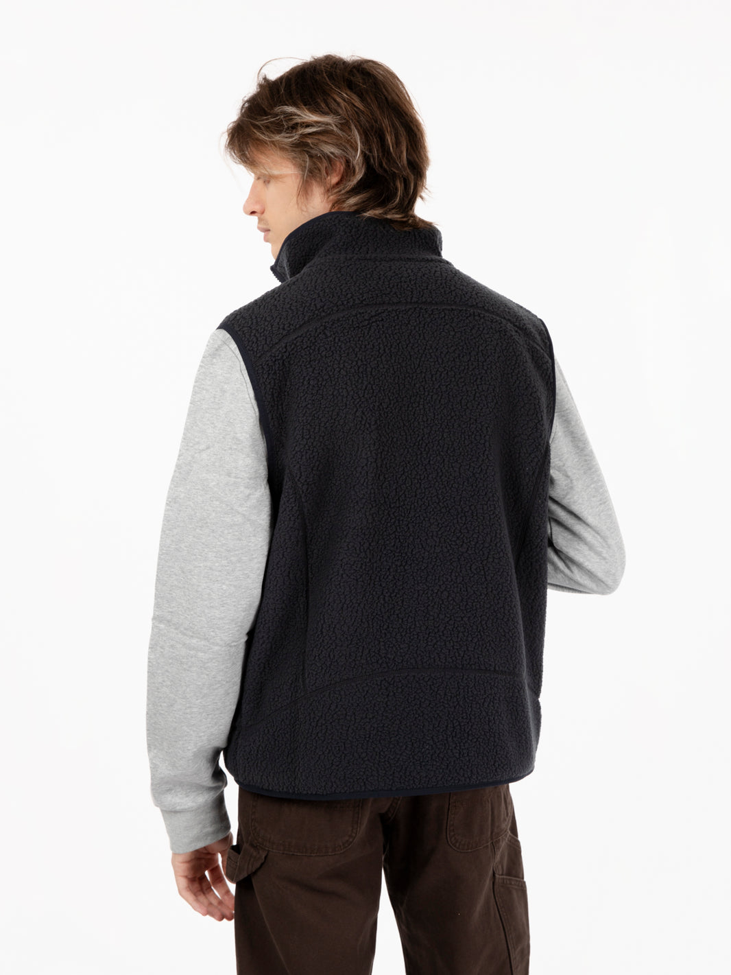 M's retro pile vest pble