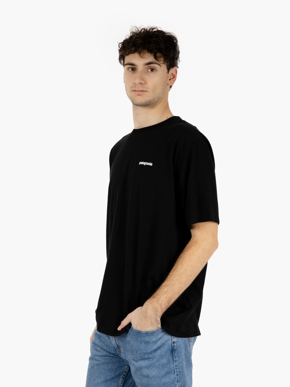 P-6 logo responsibili tee black