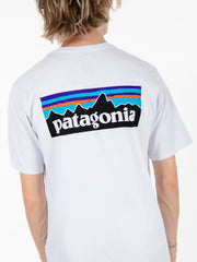 PATAGONIA - P-6 logo responsibli tee white