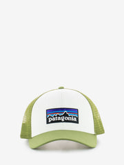 PATAGONIA - P-6 Logo trucker hat white / light green