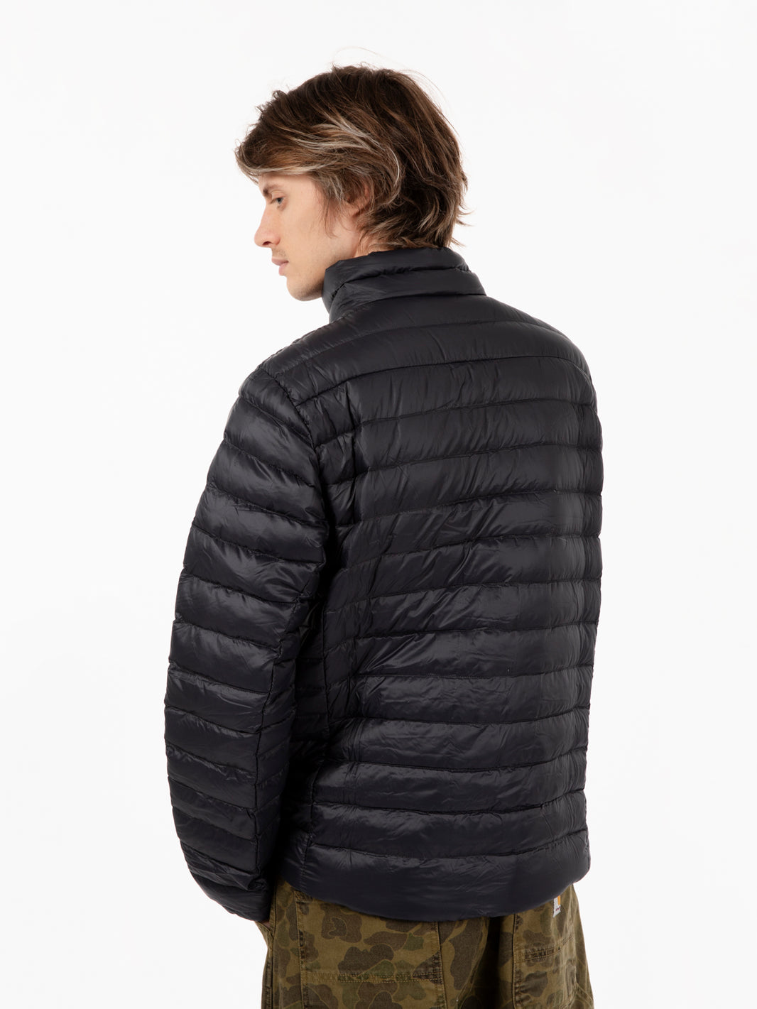 Men's Down Sweater black lightweight down jacket