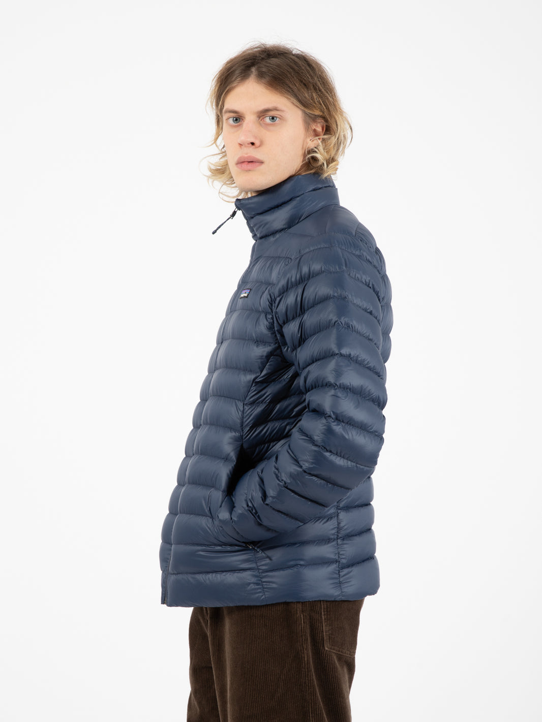 Men's Down Sweater new navy lightweight down jacket