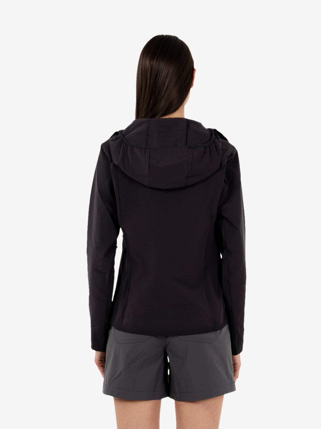 R1 Crossstrata hoody faded black