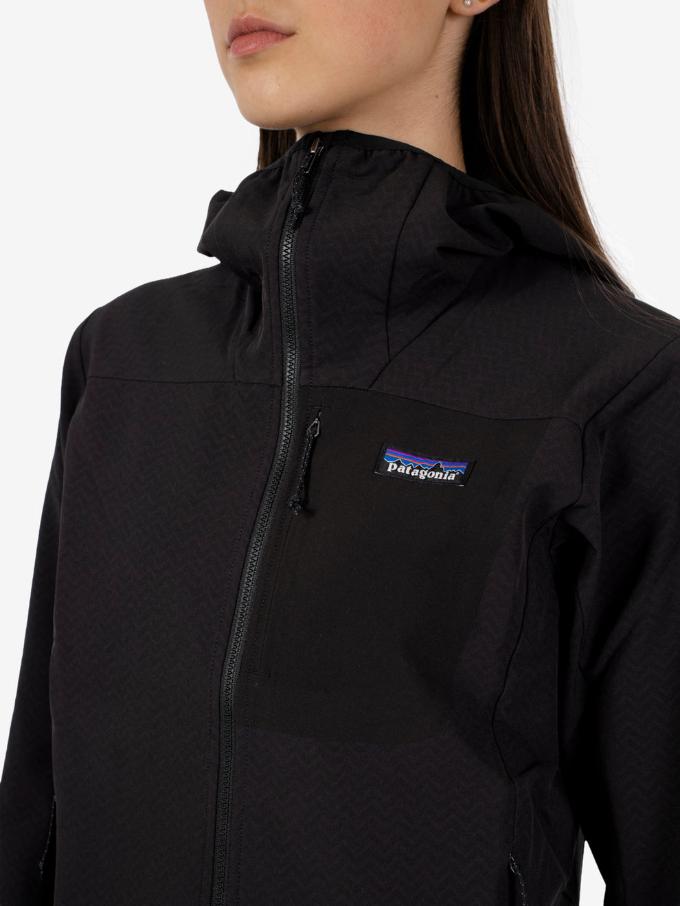 R1 Crossstrata hoody faded black