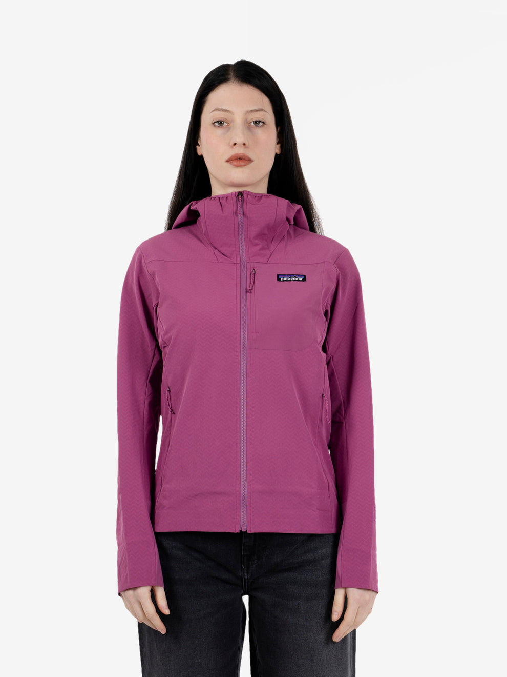 R1 Crossstrata hoody faded magenta