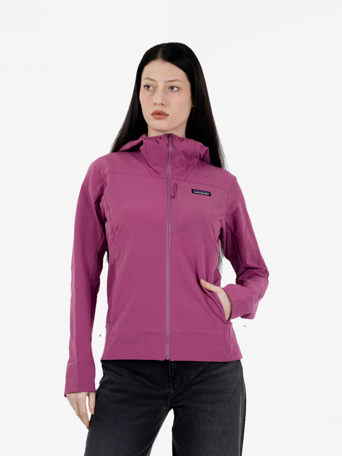 R1 Crossstrata hoody faded magenta