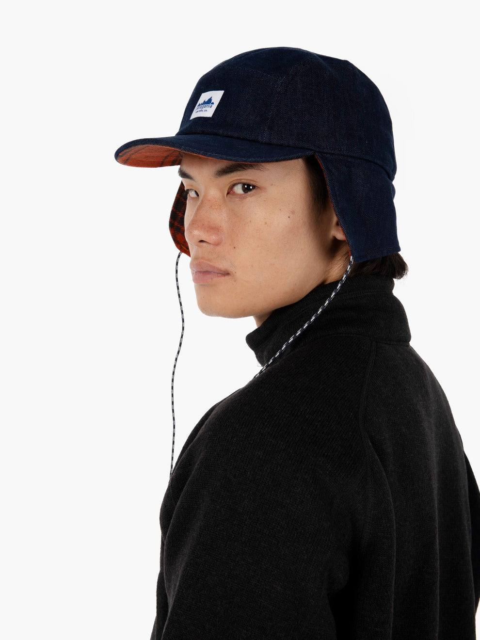 Range Earflap cap cascade burnished red