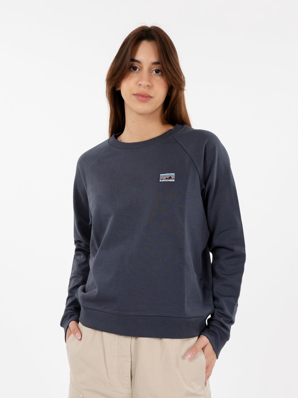 Regenerative organic certified cotton essential blue