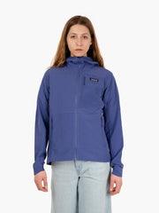 PATAGONIA - W R1 CrossStrata hoody purple