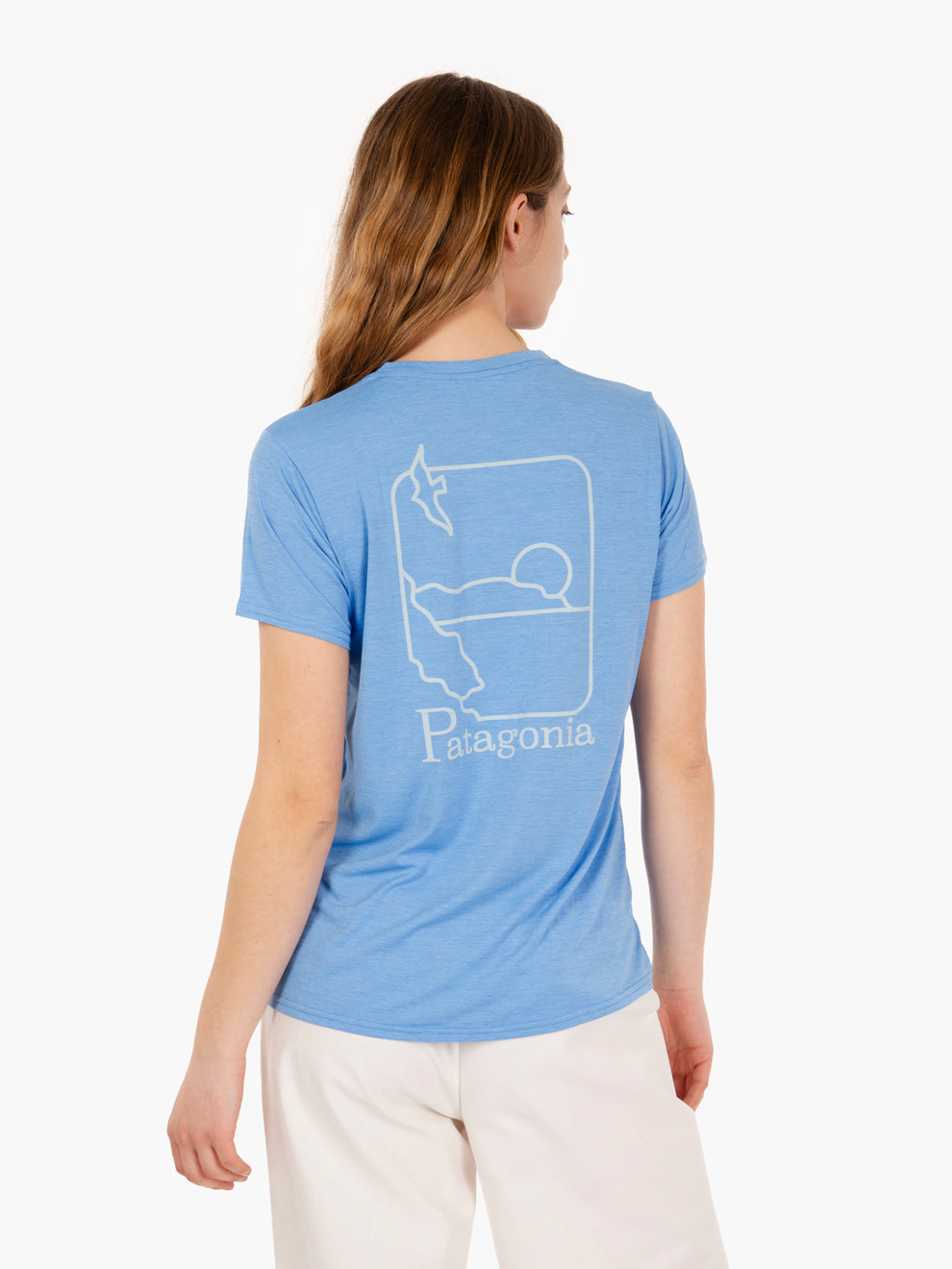 Women's Capilene® Cool Daily Graphic Shirt - Waters azzurra