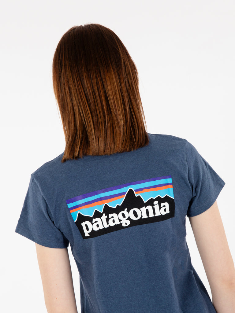 PATAGONIA - Women's P-6 Logo Responsibili-Tee® utility blue