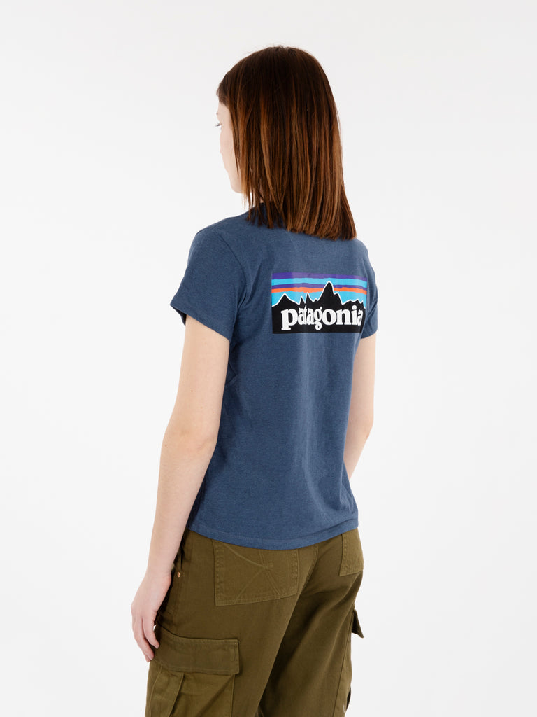 PATAGONIA - Women's P-6 Logo Responsibili-Tee® utility blue
