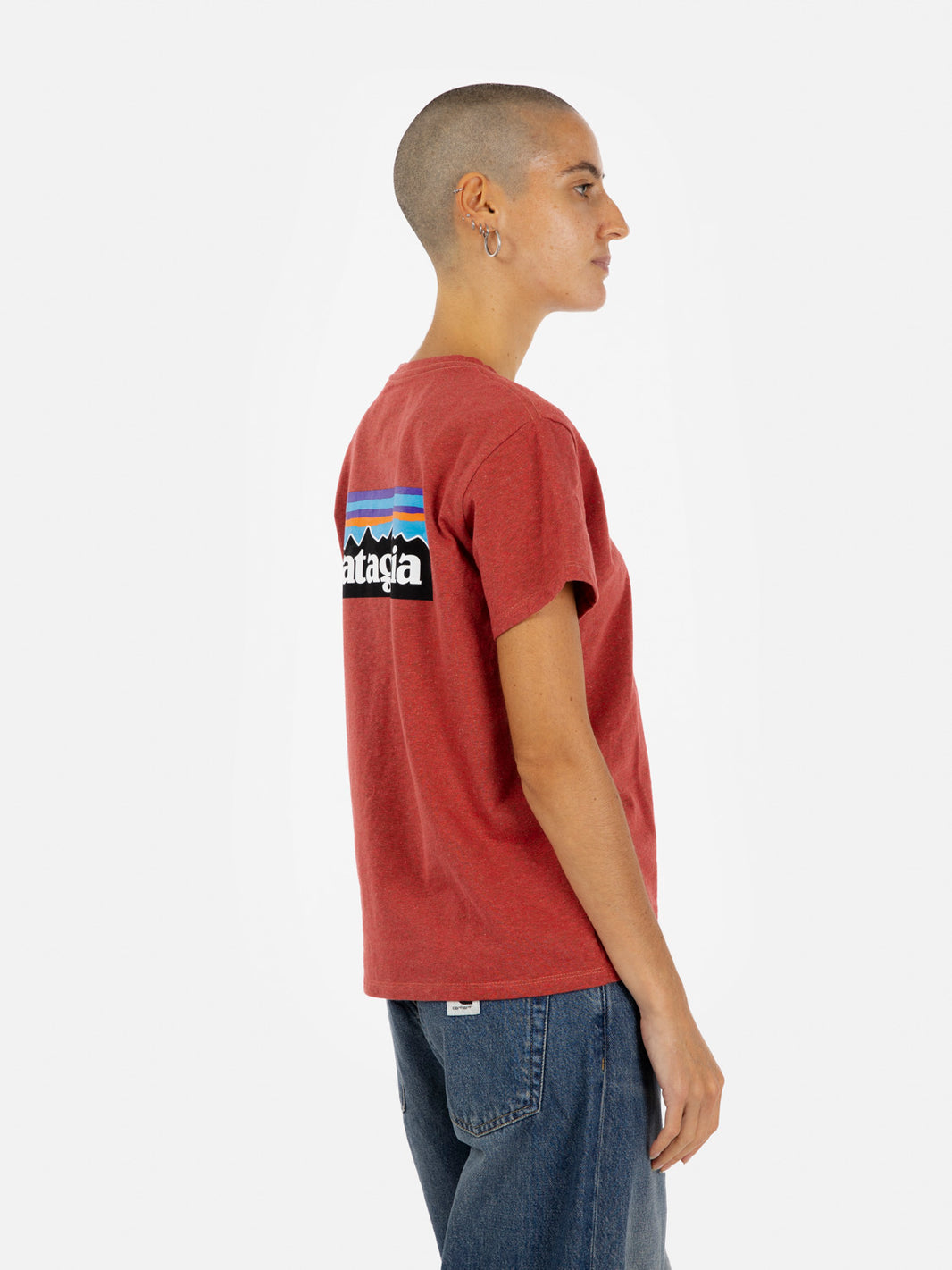 W'S P-& Logo Responsibli-tee potters red