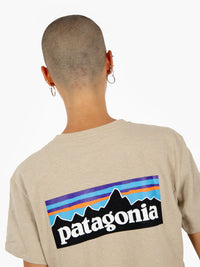 W'S P-& Logo Responsibli-tee pumice