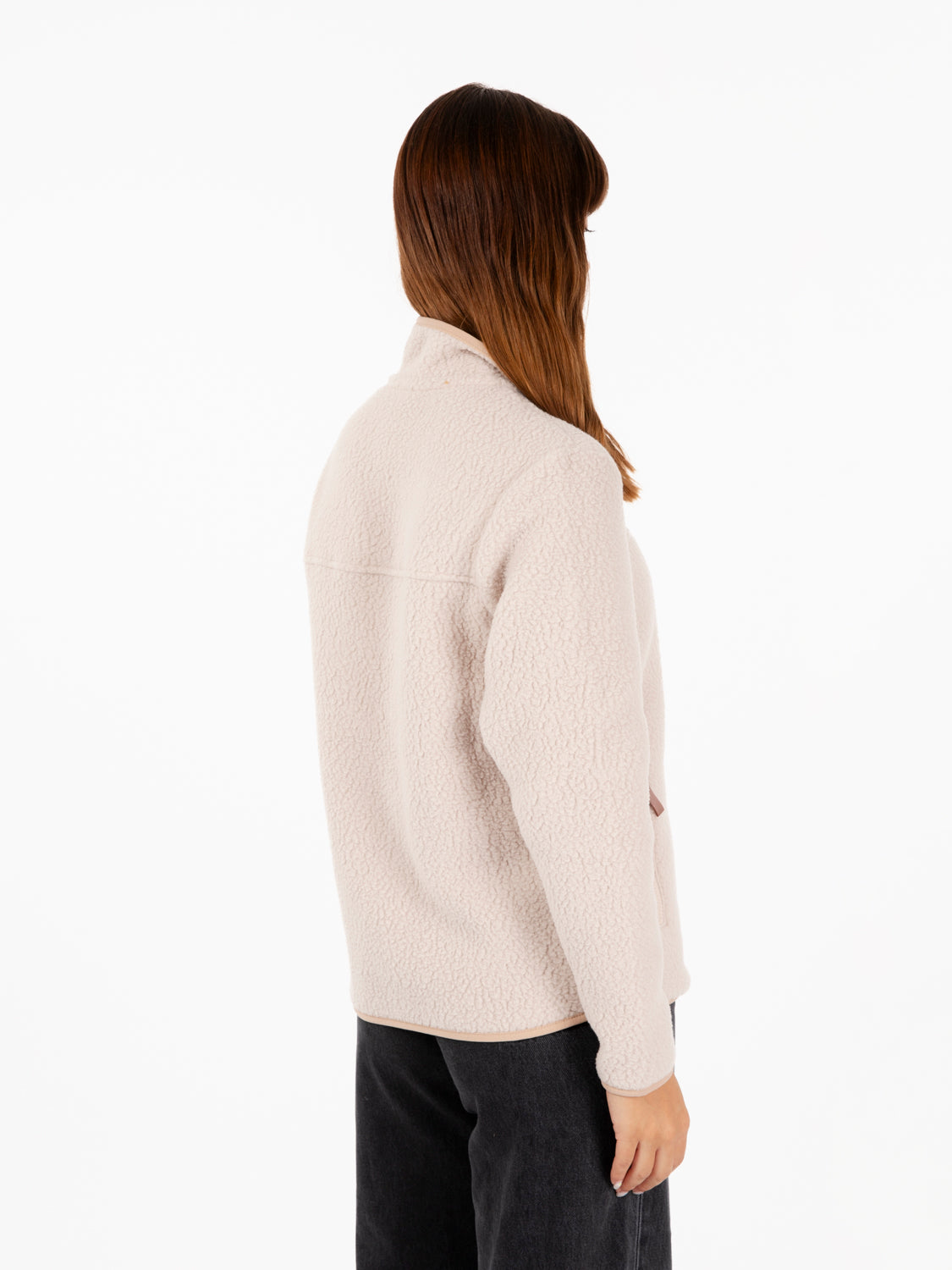 W's retro pile Jacket rosa