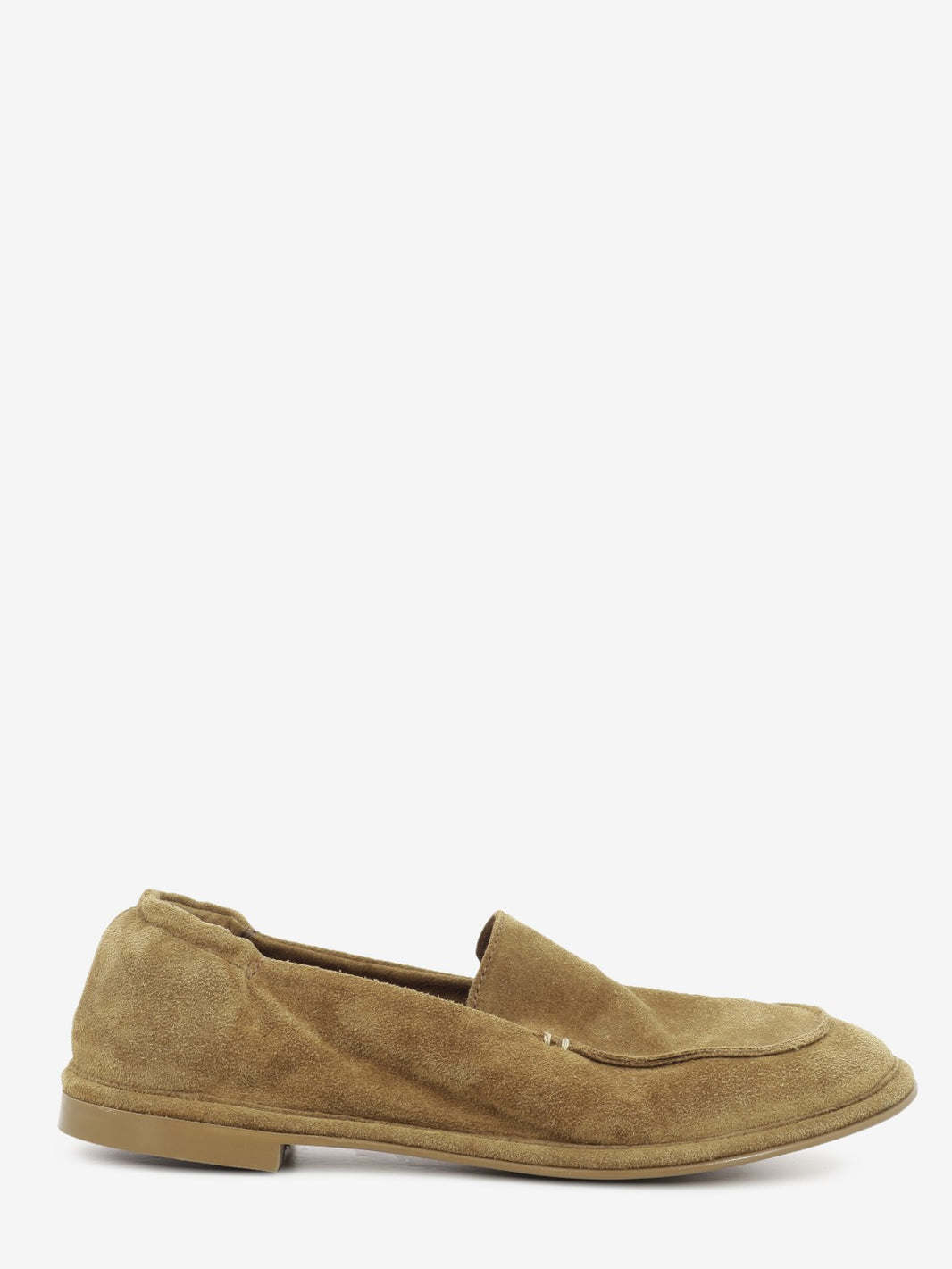Cognac suede loafers