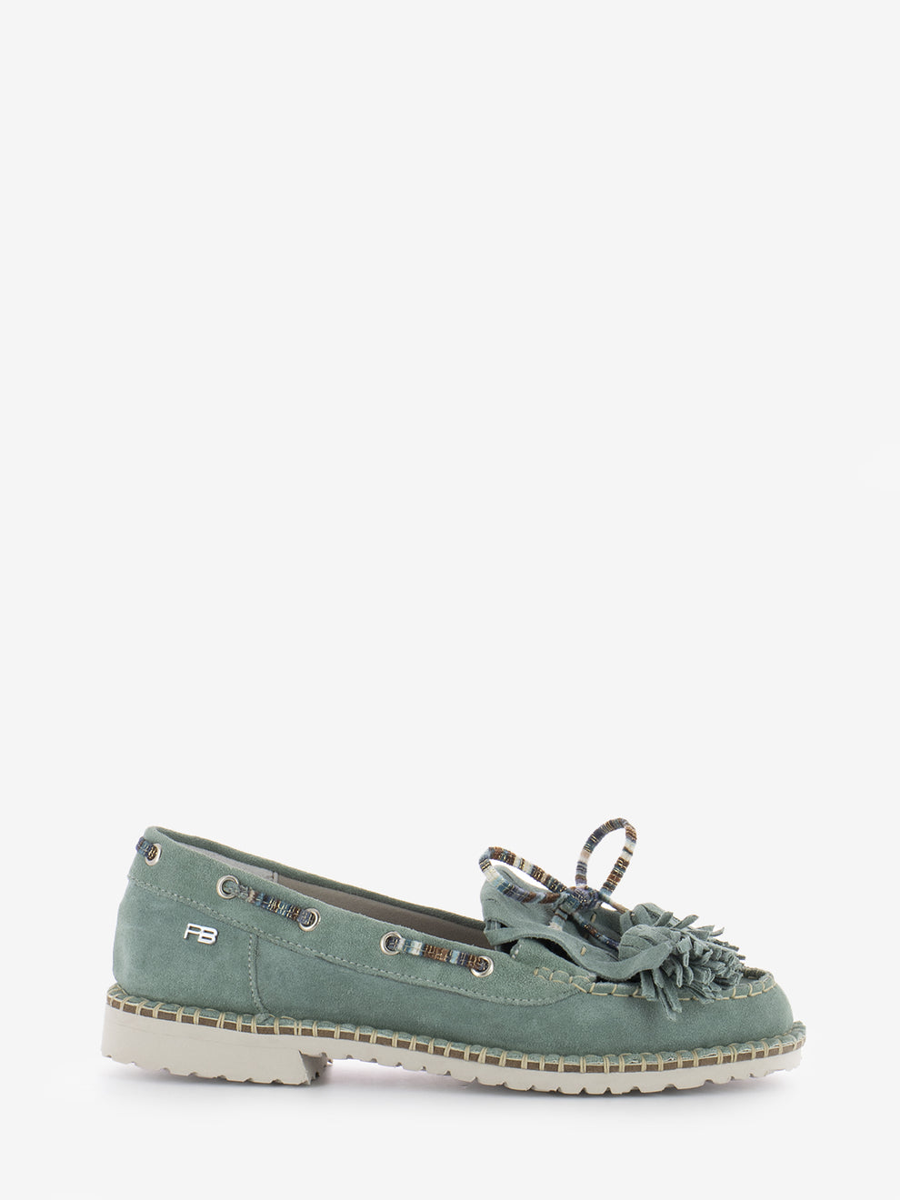 Mae suede river moccasins