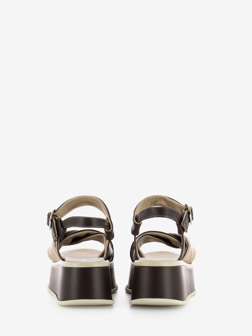 Sandali con zeppa Ranya dreamer choco / sand