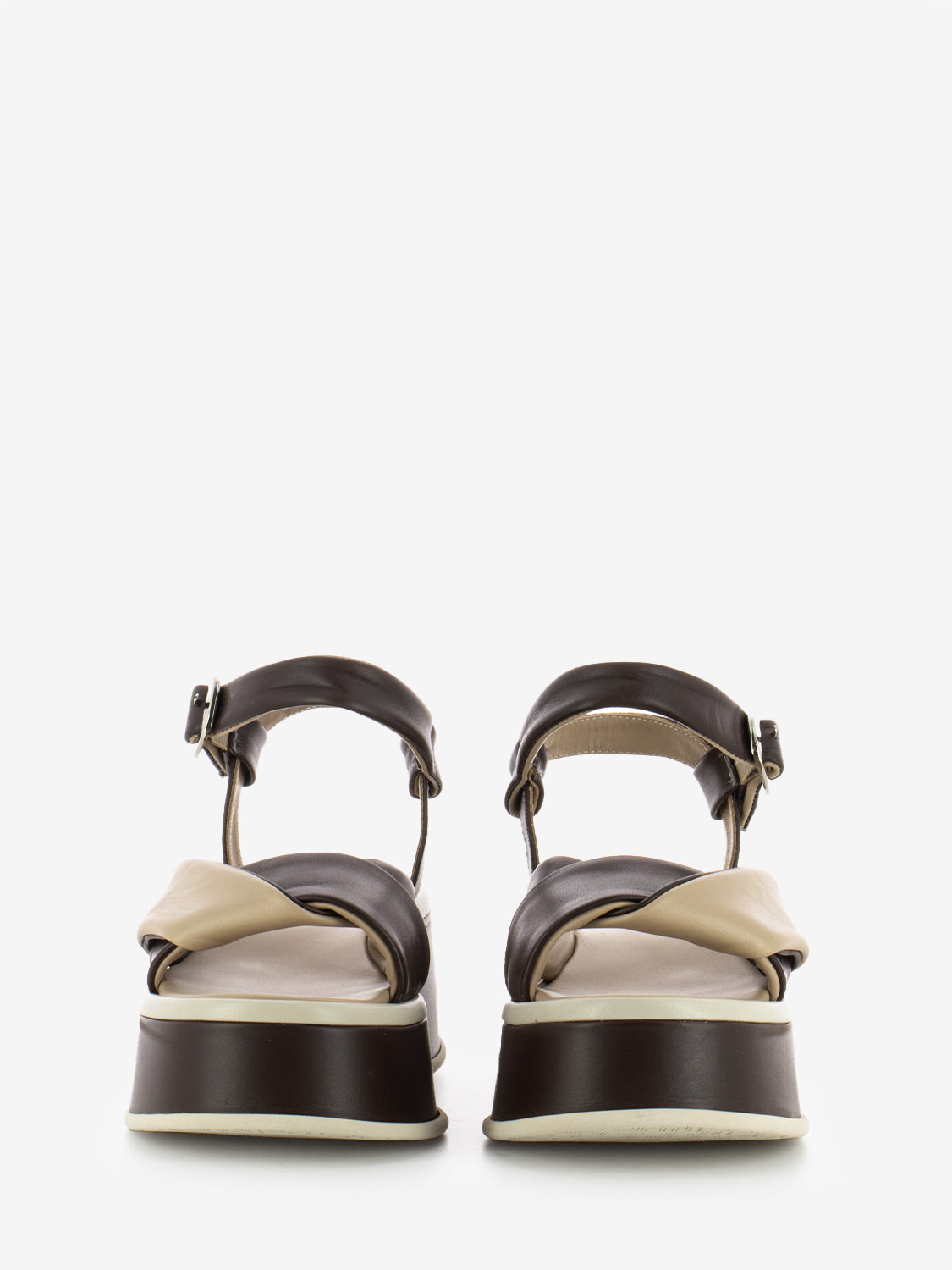 Sandali con zeppa Ranya dreamer choco / sand