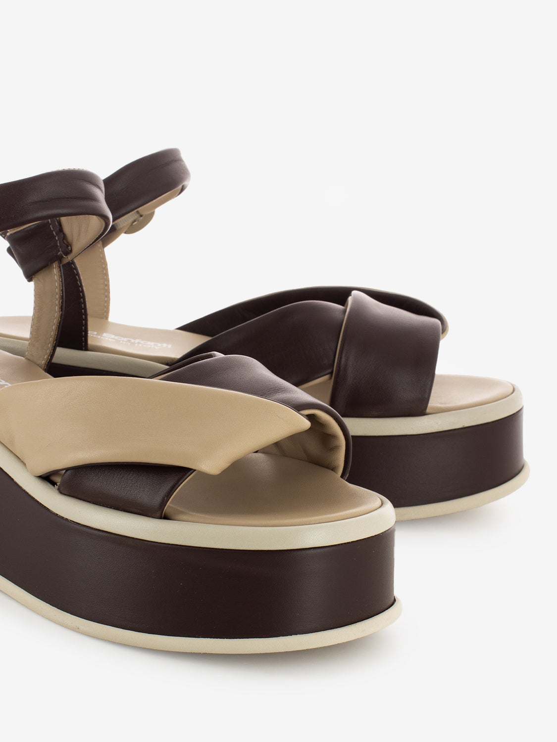 Sandali con zeppa Ranya dreamer choco / sand