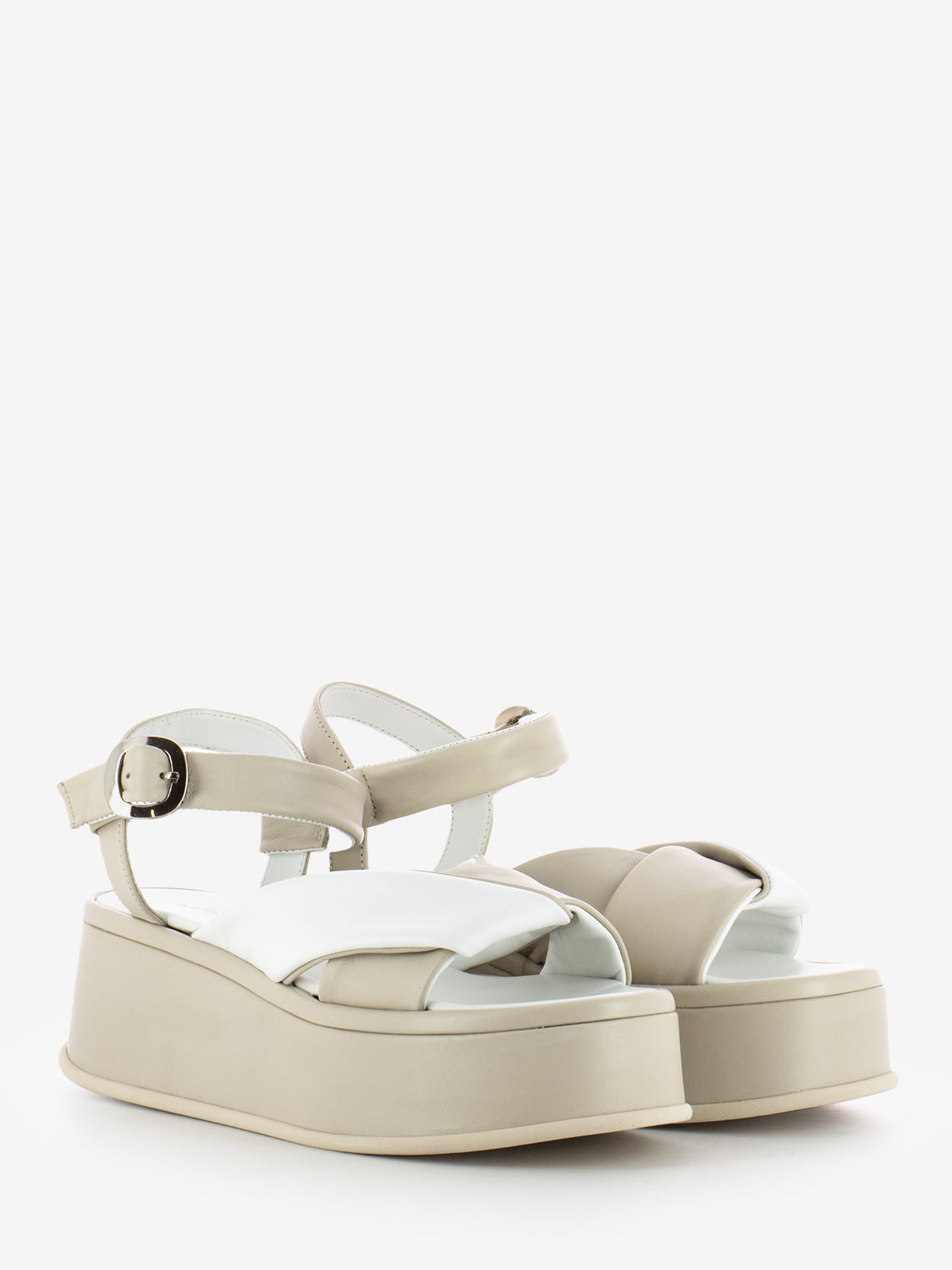 Sandalo zeppa Ranya dreamer cream