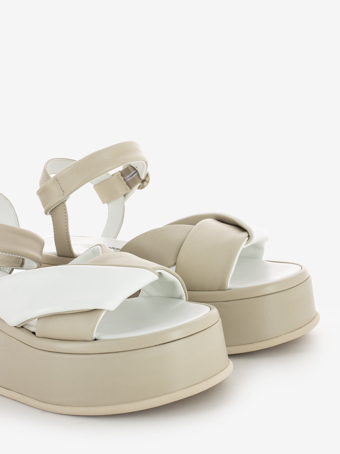 Sandalo zeppa Ranya dreamer cream