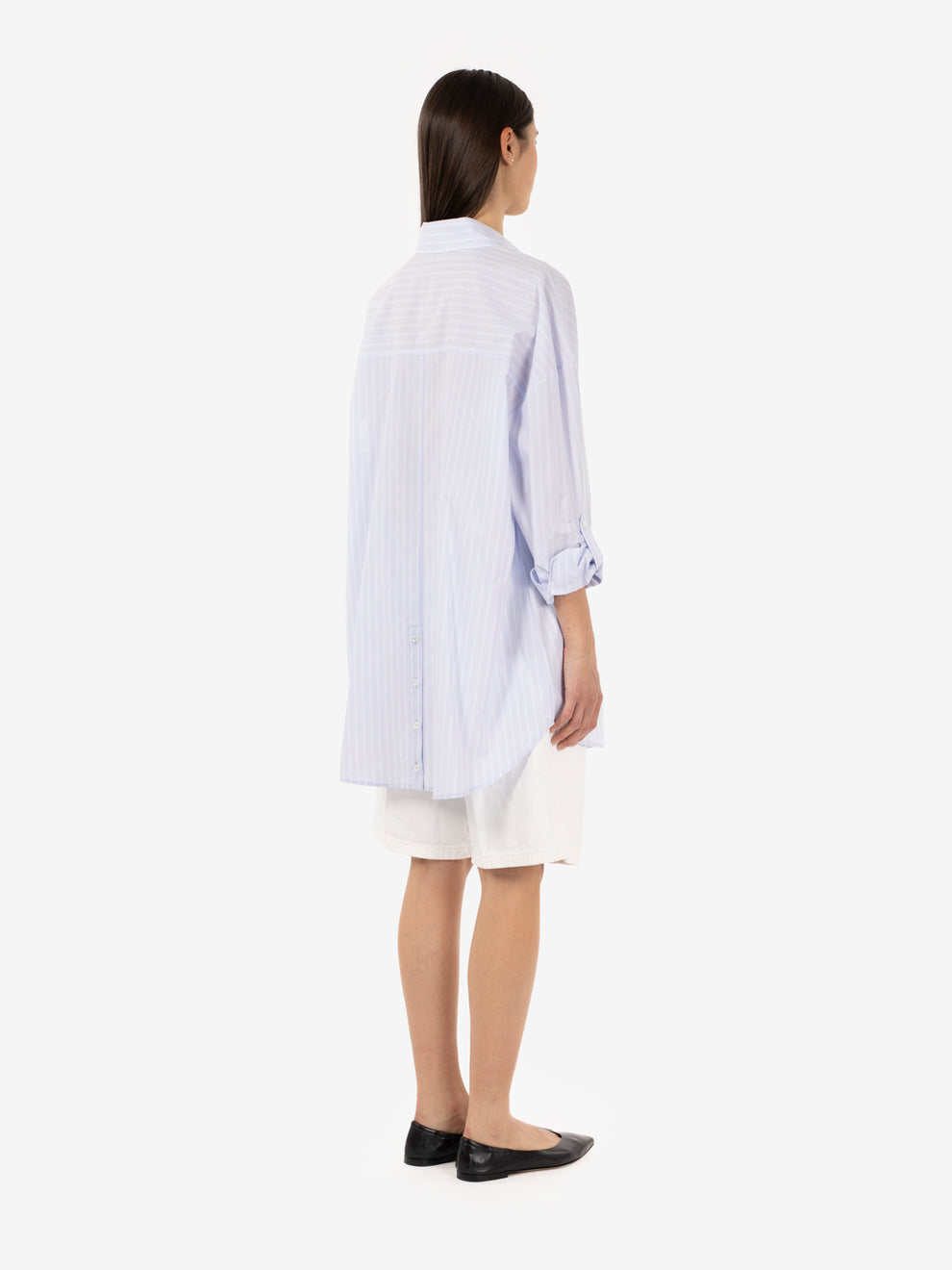 Abito chemisier sky stripes azzurra