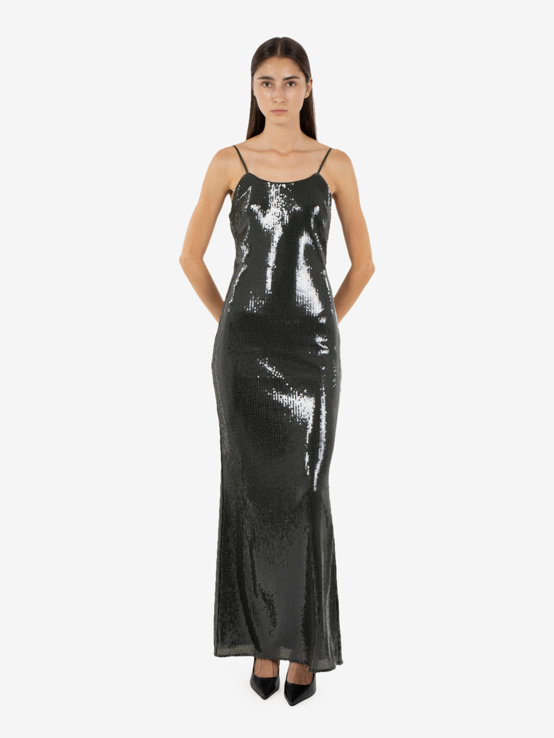 DRESS MYSTERIUS GREEN 8A0434/J326_G639