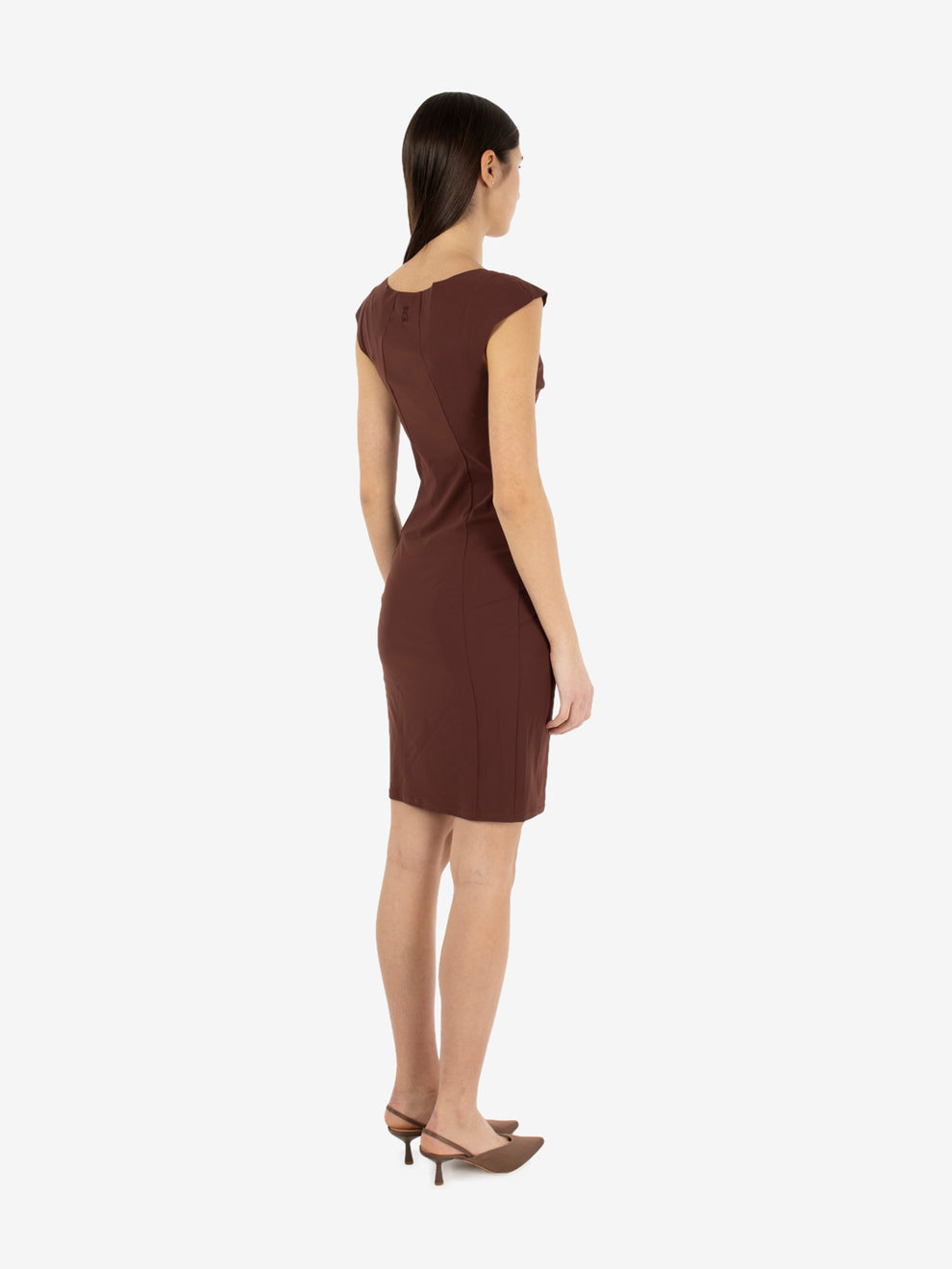 Abito corto sensitive wood brown