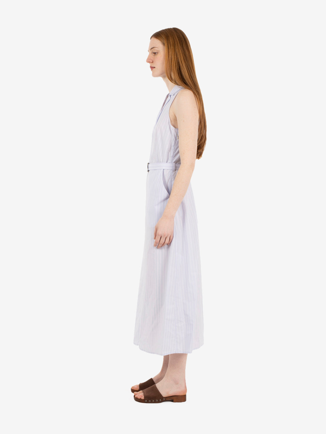 Abito midi sky stripes logo