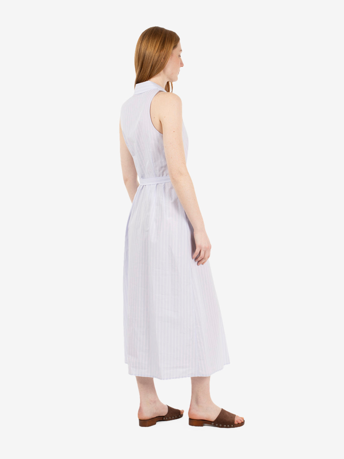 Abito midi sky stripes logo