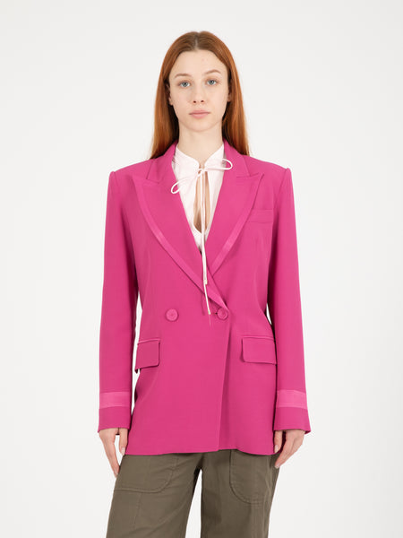 Blazer doppiopetto ceremony fuchsia