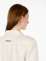 PATRIZIA PEPE - Blazer in lino ceramic ivory