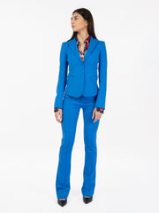 PATRIZIA PEPE - Blazer monopetto blue soul