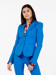 PATRIZIA PEPE - Blazer monopetto blue soul