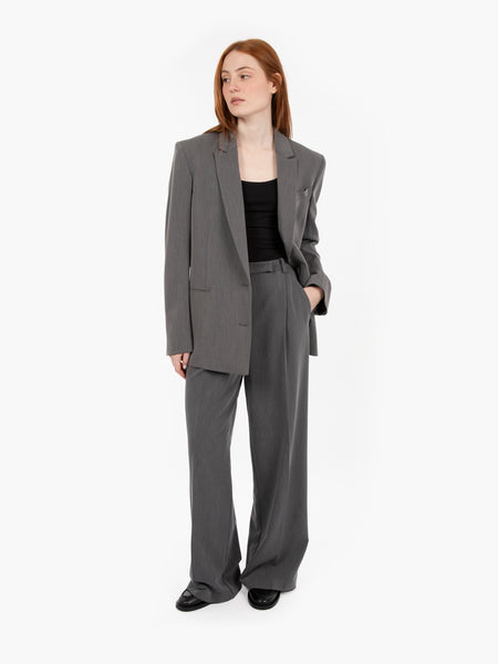 Blazer monopetto gray melange