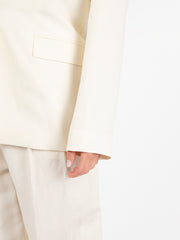 PATRIZIA PEPE - Blazer monopetto raw white