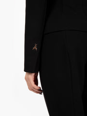 PATRIZIA PEPE - Blazer slim fit in twill nero