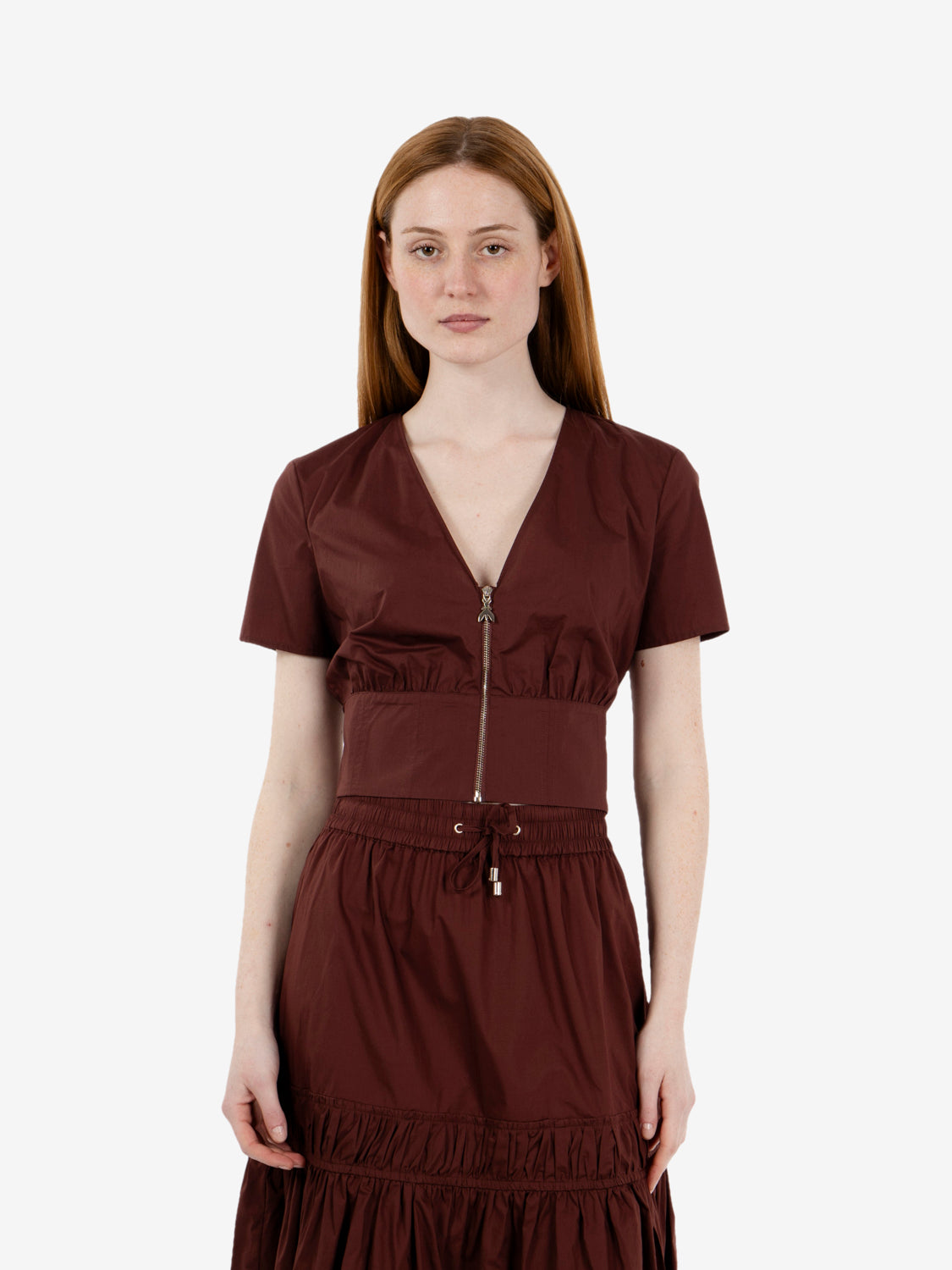 Blusa light cotton wood brown