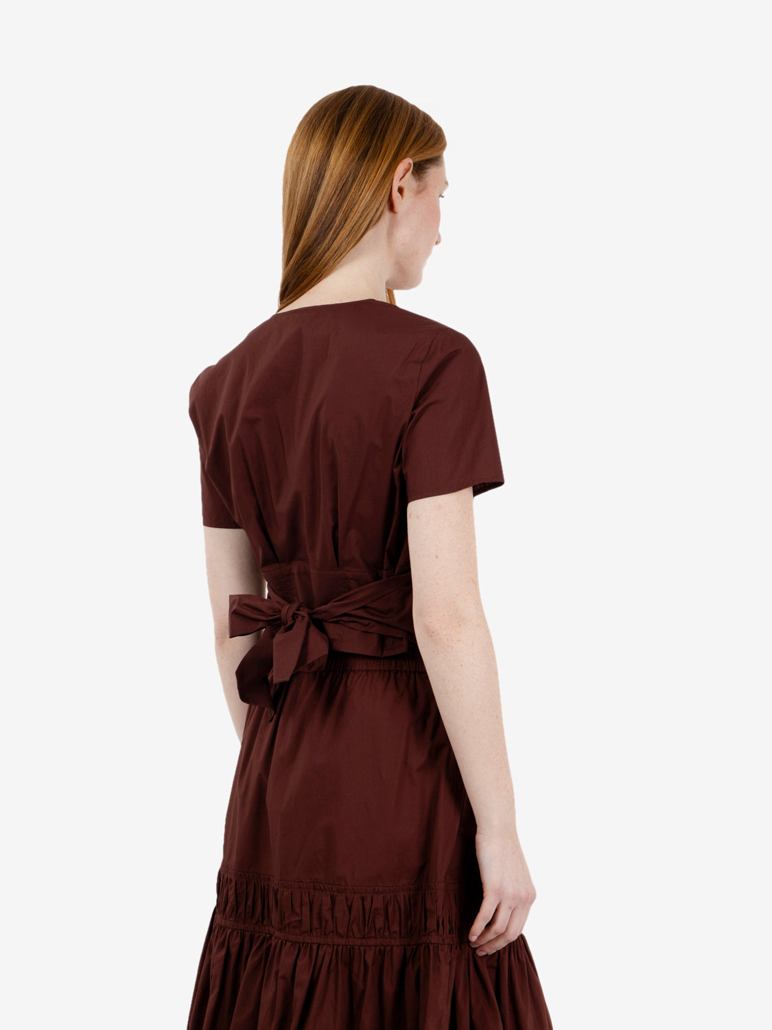 Blusa light cotton wood brown