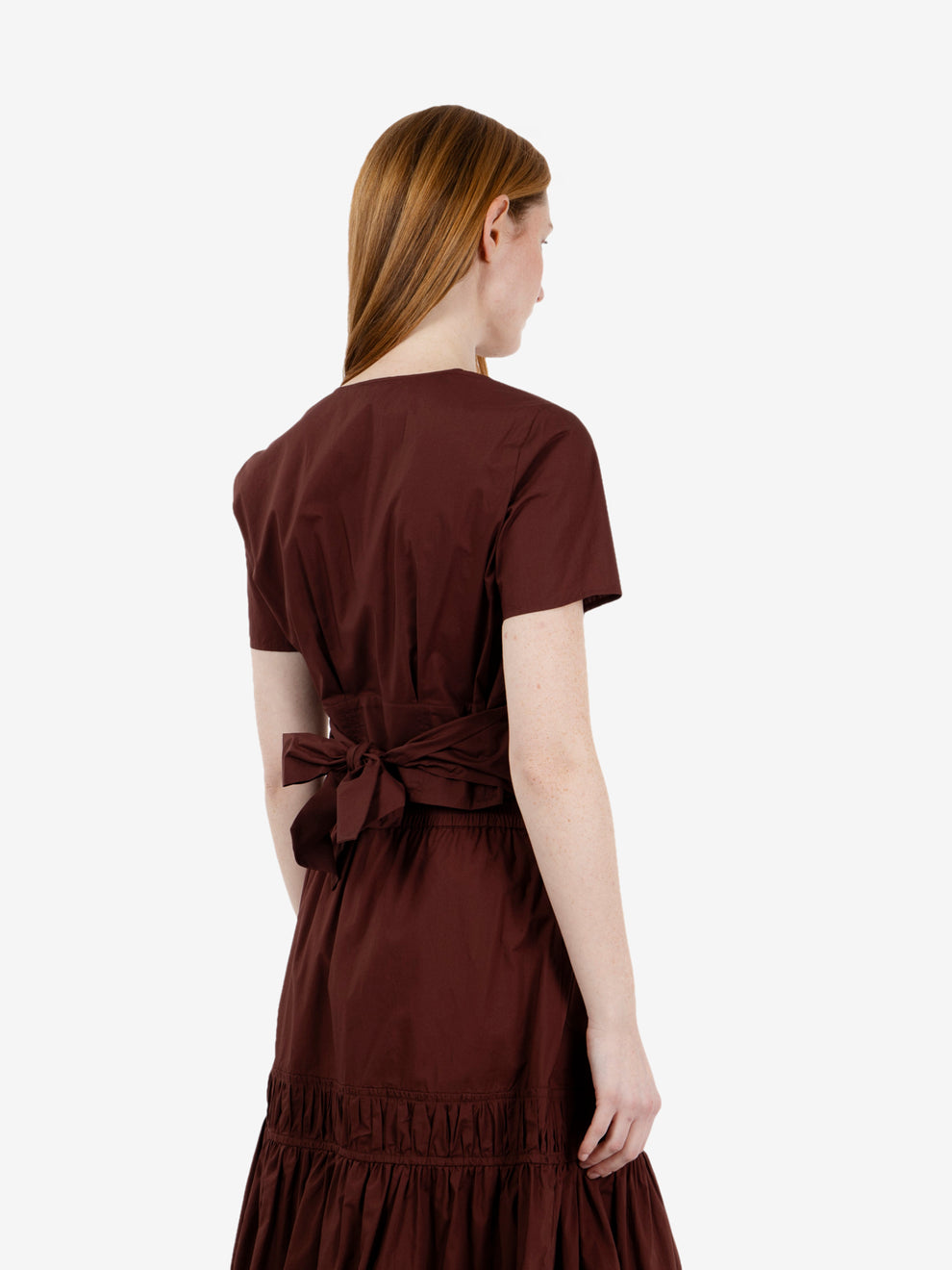 Blusa light cotton wood brown