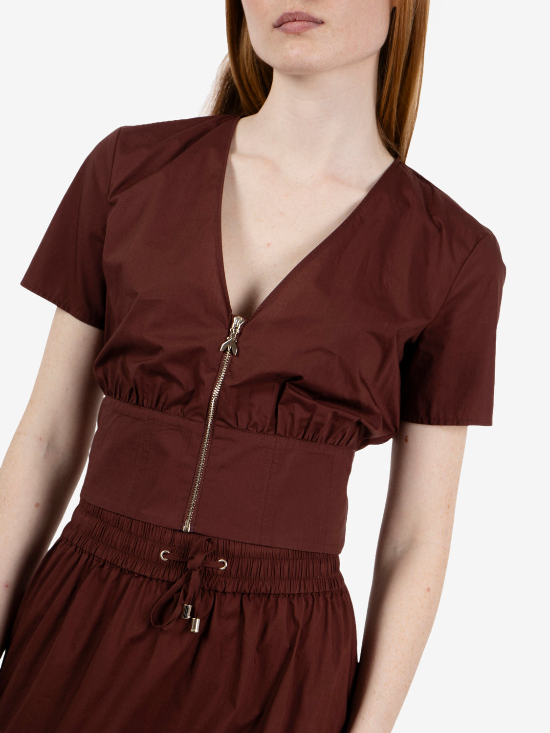 Blusa light cotton wood brown