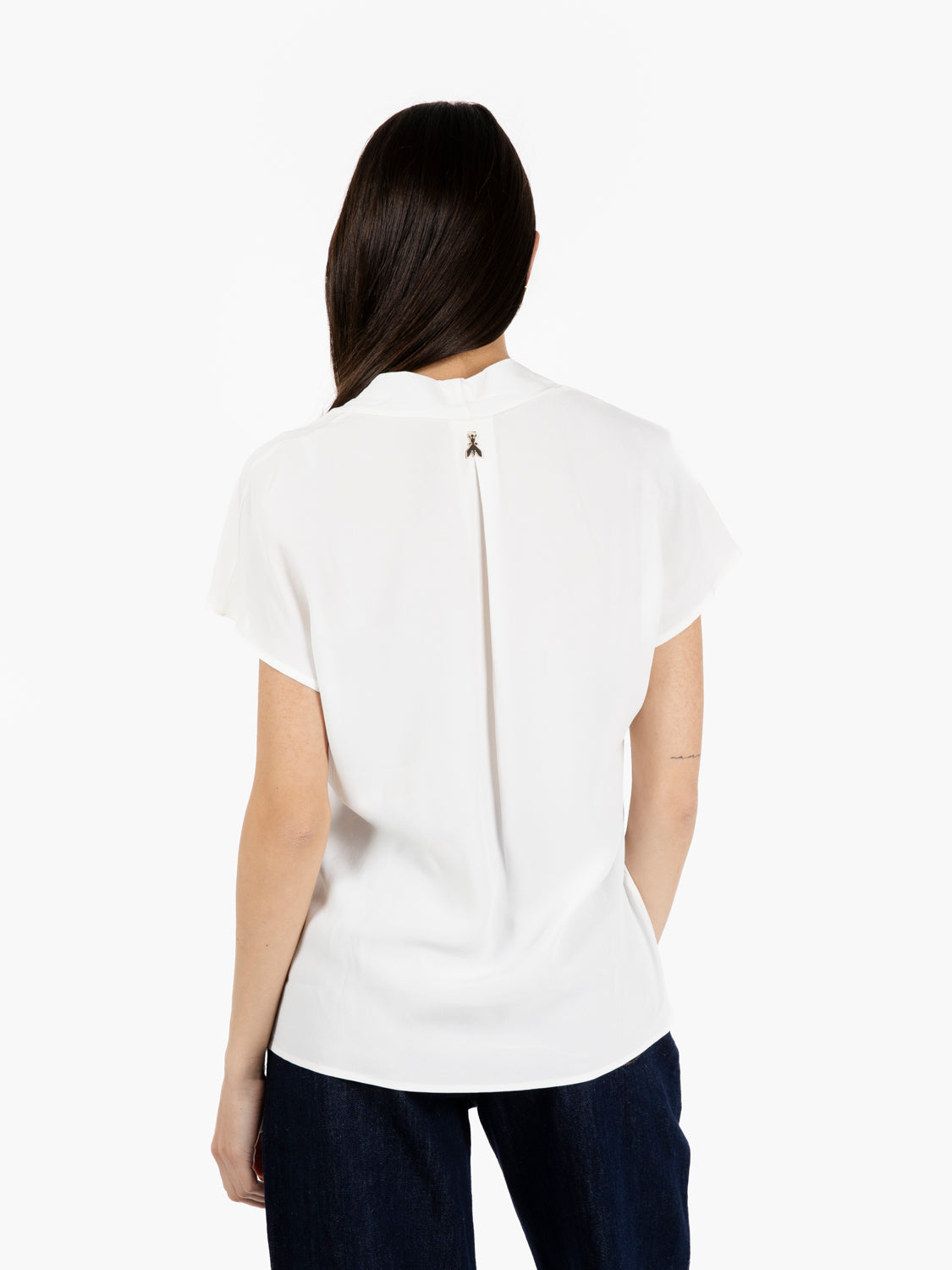 Blusa manica corta bianca