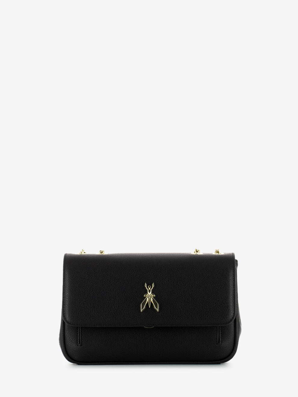 Borsa a spalla black / light gold