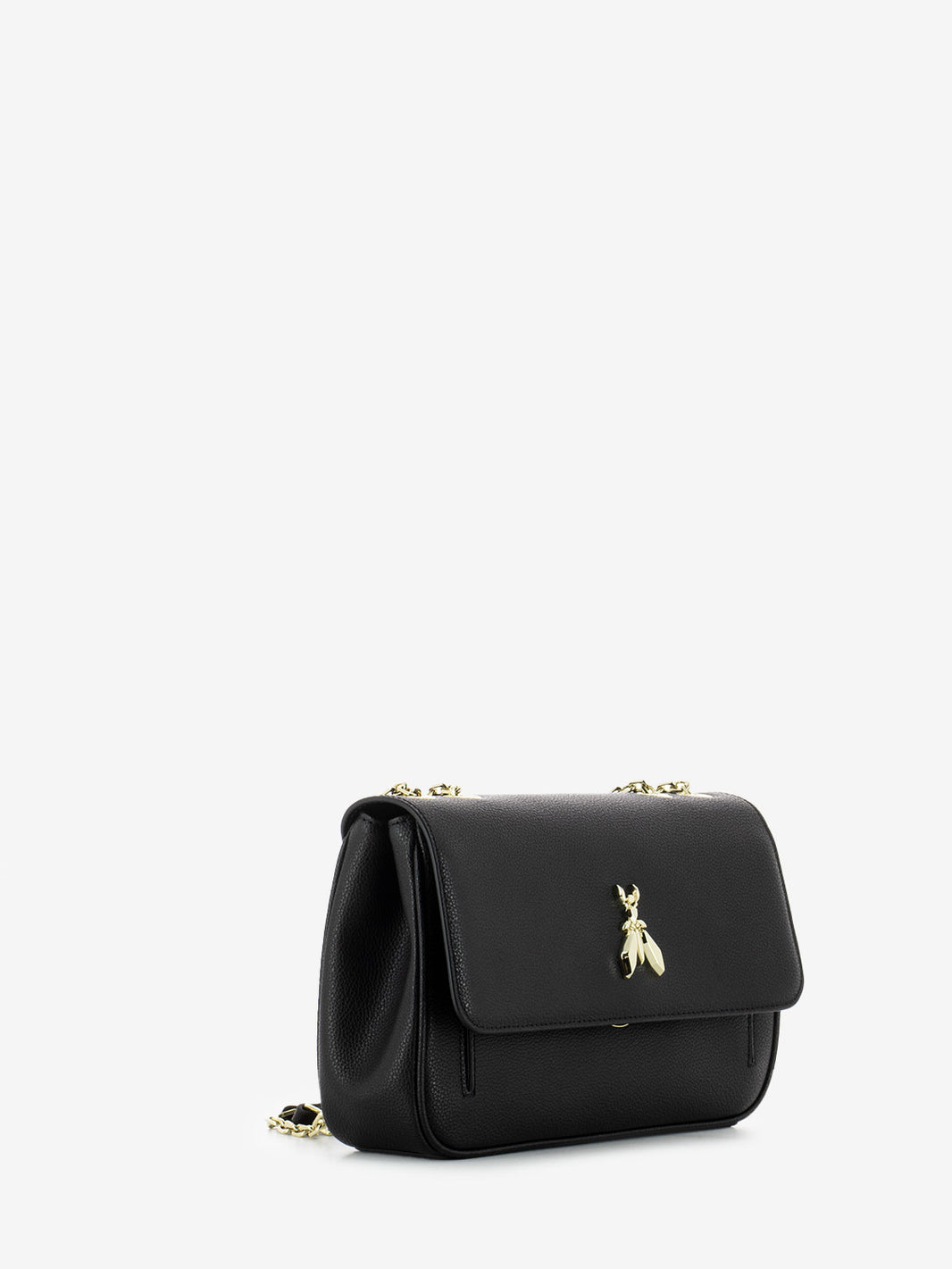 Borsa a spalla black / light gold