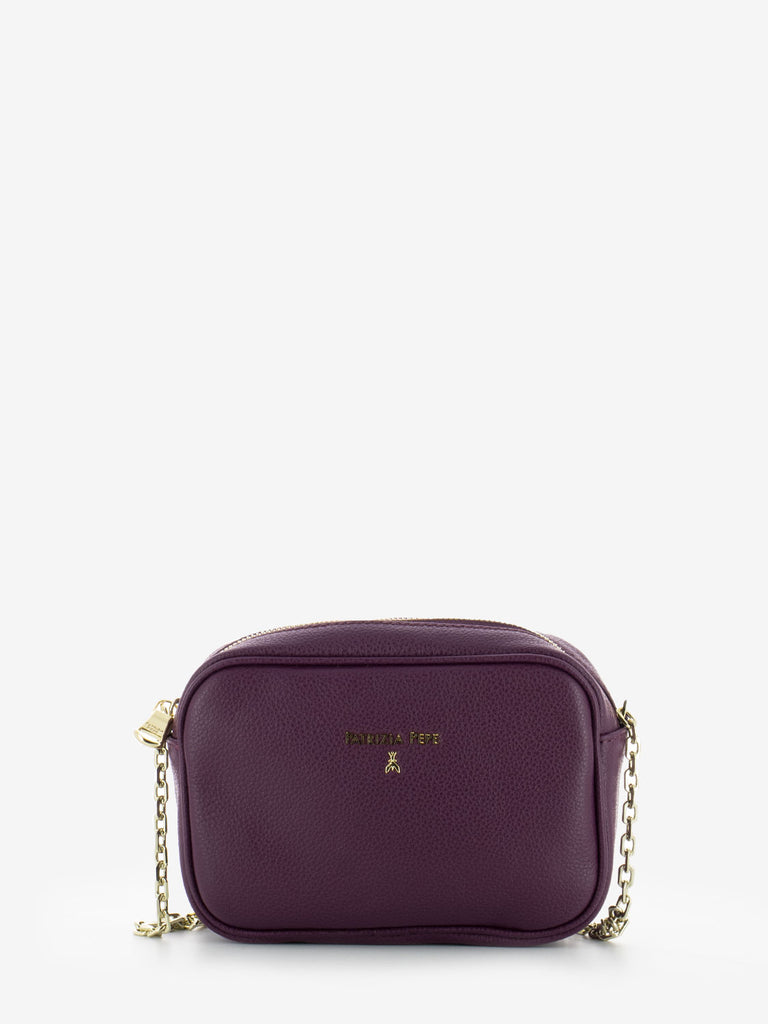 PATRIZIA PEPE - Borsa a tracolla futuristic purple