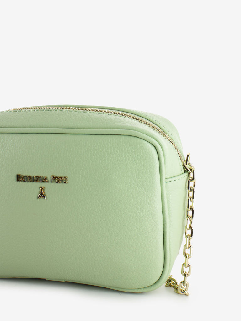 PATRIZIA PEPE - Borsa a tracolla soft green