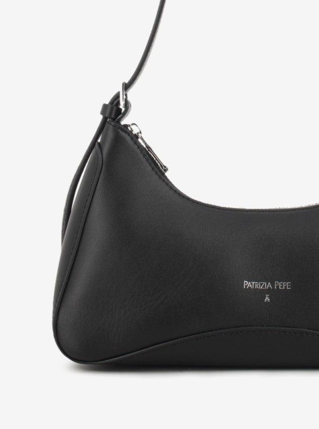 Black baguette bag