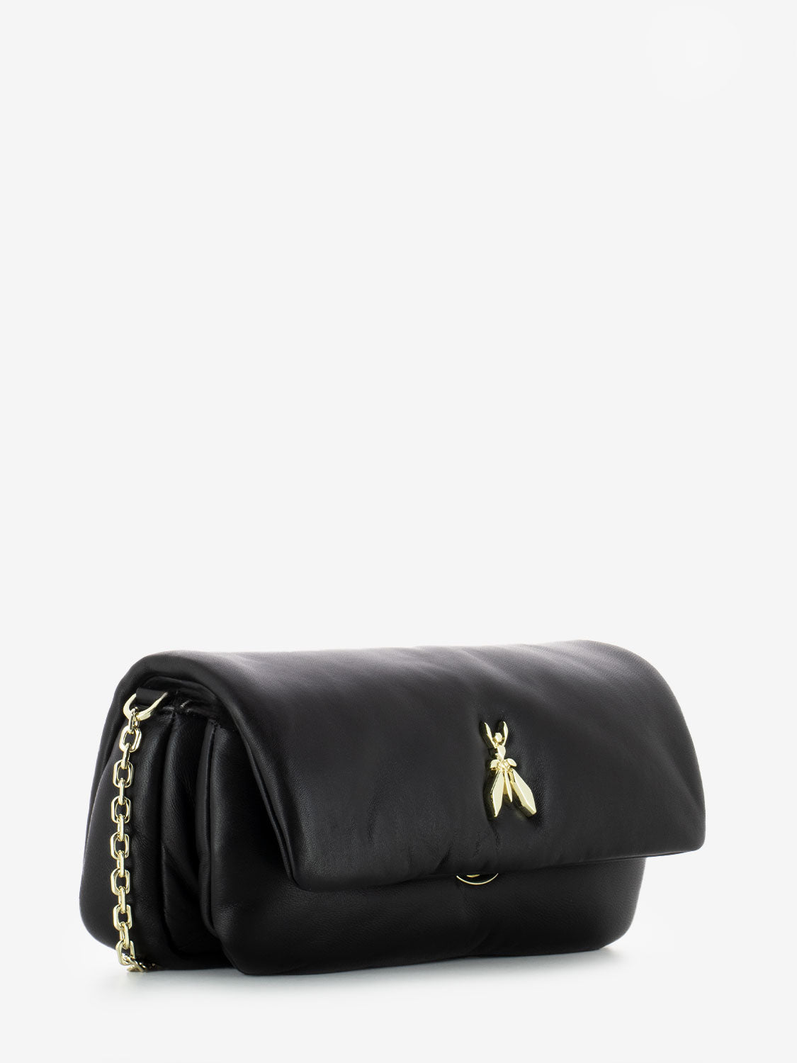 Winter black crossbody bag
