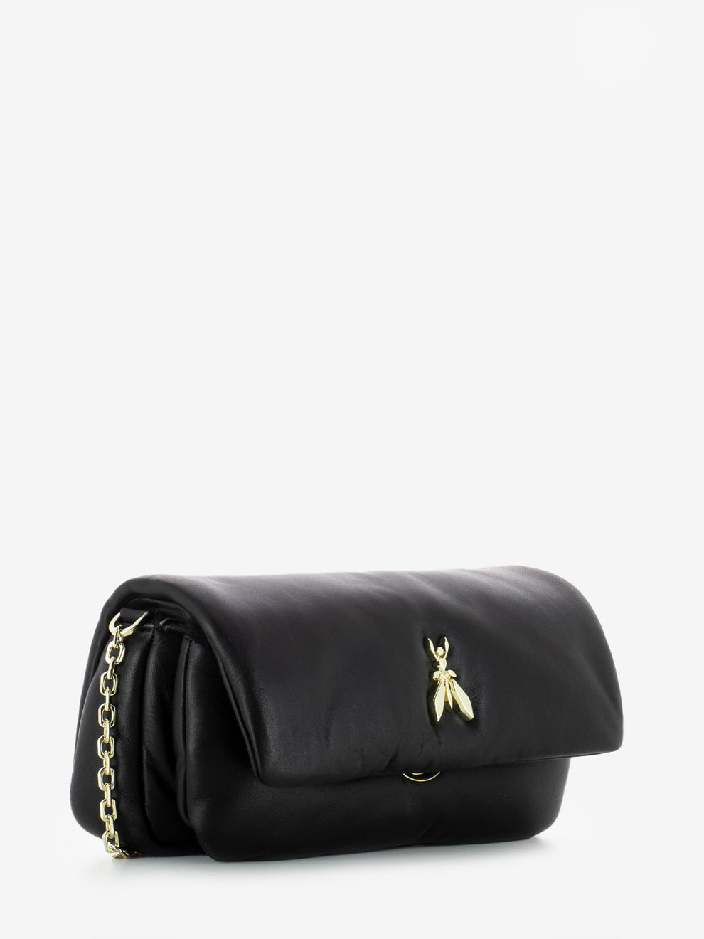 Winter black crossbody bag